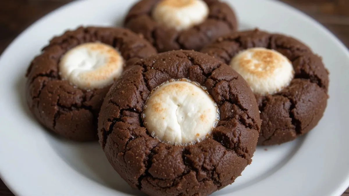 Chocolate Marshmallow Cookies