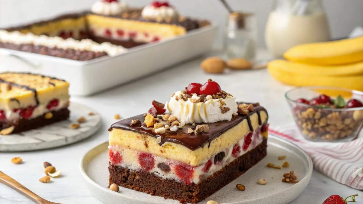 Banana Split Cake Recipe