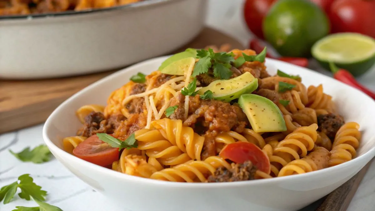 Overnight Taco Pasta