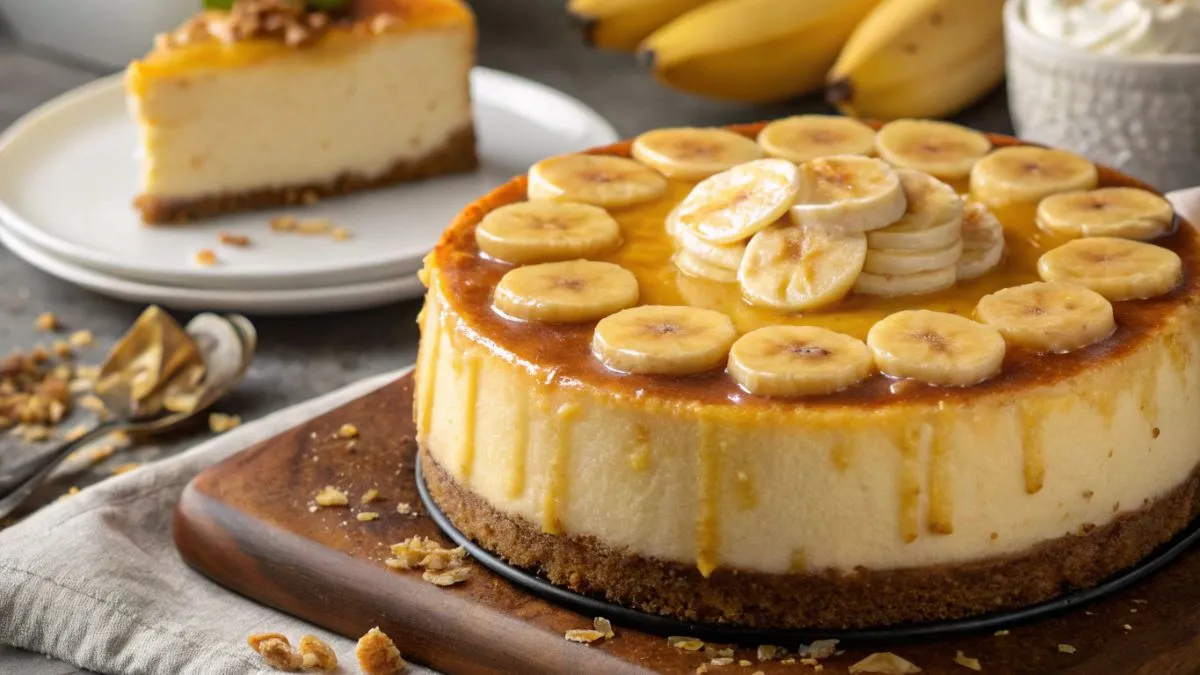 Banana Foster Cheesecake